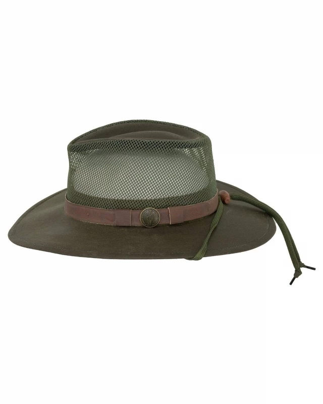 Kodiak With Mesh Crown Oilskin Hat 5 Kodiak With Mesh Crown Oilskin Hat - Image 5