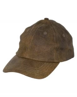 Slugger Leather Cap (Brown / Adjustable OS)