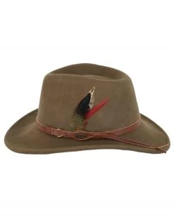 Randwick Wool Hat (Moss / XX-Large) -WildWestFashionFinds outback trading company hat randwick australian wool 06 1