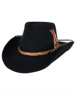 Wide Open Spaces Western Hat (Black / Medium)