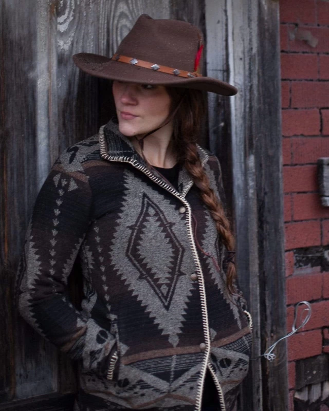 Wide Open Spaces Western Hat (Black / Large) 2 Wide Open Spaces Western Hat (Black / Large) - Image 2