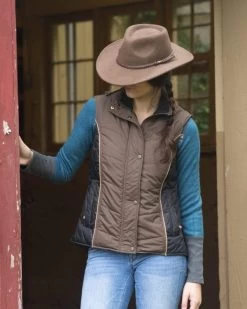 Broken Hill Classic Cowboy Hat (Black / Large) -WildWestFashionFinds outback trading company hats black broken hill austrralian wool 03 1