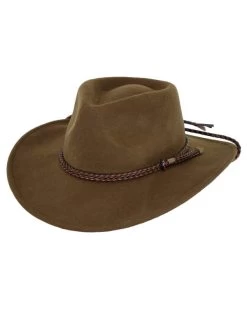 Broken Hill Classic Cowboy Hat (Black / Large) -WildWestFashionFinds outback trading company hats black broken hill austrralian wool 04 1