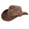 Ridge Leather Western Hat
