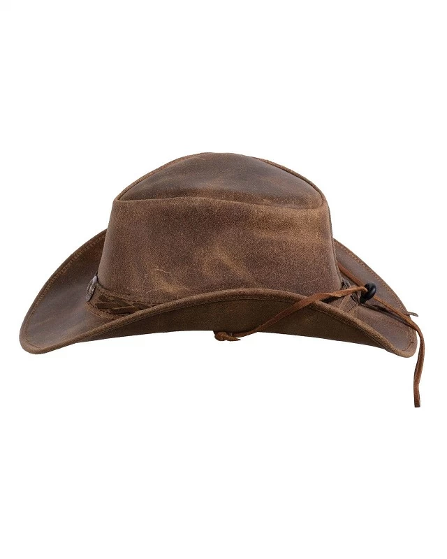 Ridge Leather Western Hat 2 Ridge Leather Western Hat - Image 2