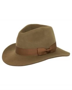 Classic Oak Wool Hat (Brown / Small) -WildWestFashionFinds outback trading company hats classic oak australian wool 04 4