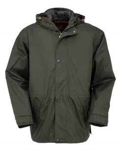 Pak-A-Roo Parka Rain Coat Dark Olive