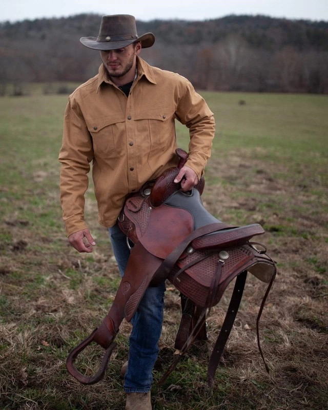 Cheyenne Leather Cowboy Hat 3 Cheyenne Leather Cowboy Hat - Image 3