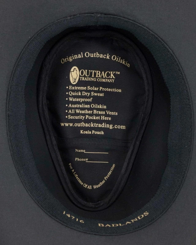 Badlands 100% Cotton Oilskin Cowboy Hat 3 Badlands 100% Cotton Oilskin Cowboy Hat - Image 3