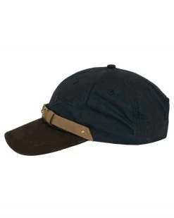 Equestian Cotton Oilskin Cap (Field Tan / Adjustable OS) -WildWestFashionFinds outback trading company oilskin hat equestrian cap 05 1