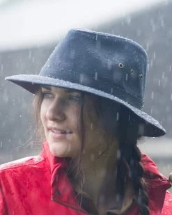 Nottingham 100% Cotton Oilskin Hat -WildWestFashionFinds outback trading company oilskin hat nottingham 06