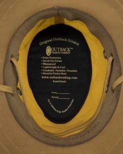 Willis 100% Cotton Oilskin Hat -WildWestFashionFinds outback trading company oilskin hat willis 03