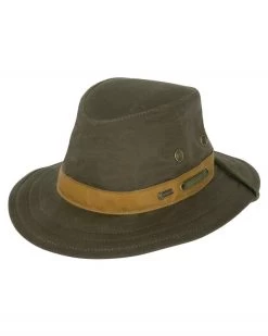 Willis 100% Cotton Oilskin Hat -WildWestFashionFinds outback trading company oilskin hat willis 04