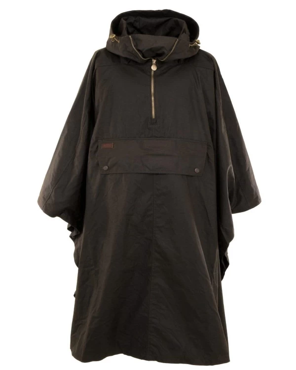 Packable Oilskin Poncho 1 Packable Oilskin Poncho