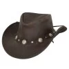 Rawhide Cowboy Leather Hat