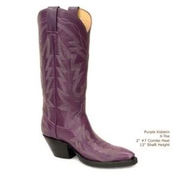Prairie Rose Smooth Leather Cowboy Boot -WildWestFashionFinds prairie rose smooth leather cowboy boot 6
