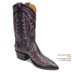 Prairie Rose Smooth Leather Cowboy Boot -WildWestFashionFinds prairie rose smooth leather cowboy boot 7