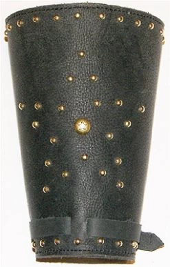 Spot Star Leather Western Cowboy Cuffs