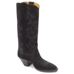 Stitch Suede Cowboy Boots -WildWestFashionFinds stitch suede cowboy boots 5