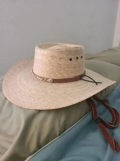 Palm Handmade Elko Gambler Cowboy Hat (Size 6 7/8)