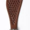 Waffle Tooling Western Leather Spur Strap