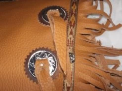 Handmade Custom Leather Chinks