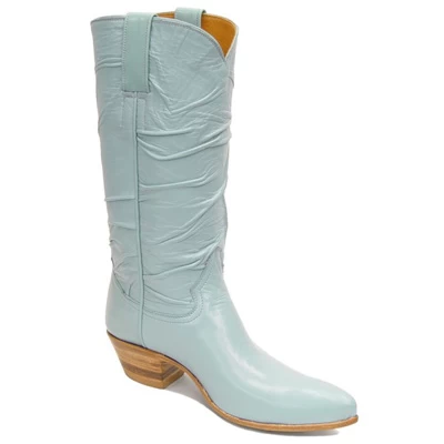 Wrinkle Smooth Leather Cowboy Boots 1 Wrinkle Smooth Leather Cowboy Boots